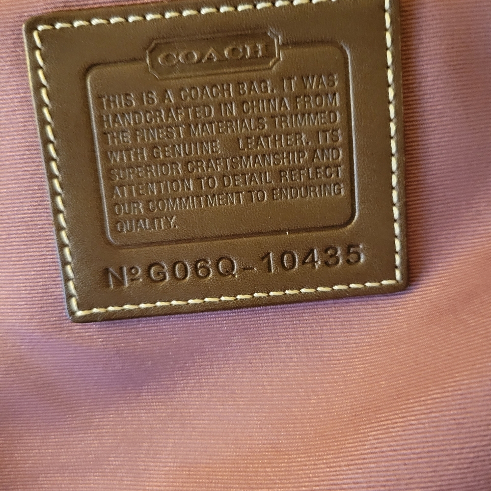 Coach Patchwork With Purple Lining. Excellent Pre… - image 8